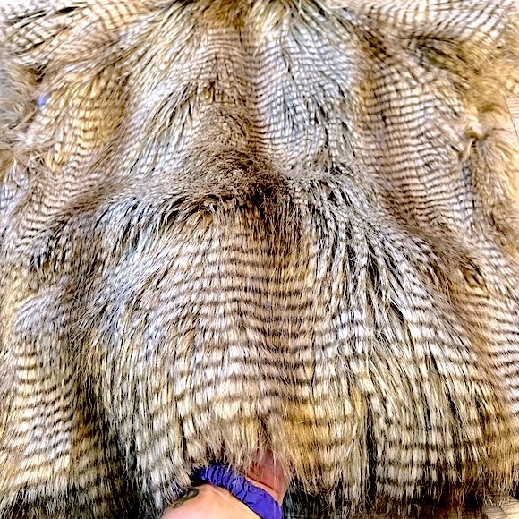 BCBGENERATION โข Faux-Fur Hooded Vest โข Size XS-Small โข Brown, Golden, Tan, Cream - Picture 12 of 16